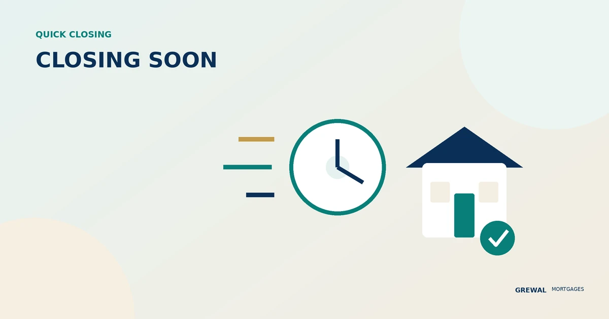 Illustration for Quick-Closing Mortgage Options: What to Do When the Closing Date Is Near